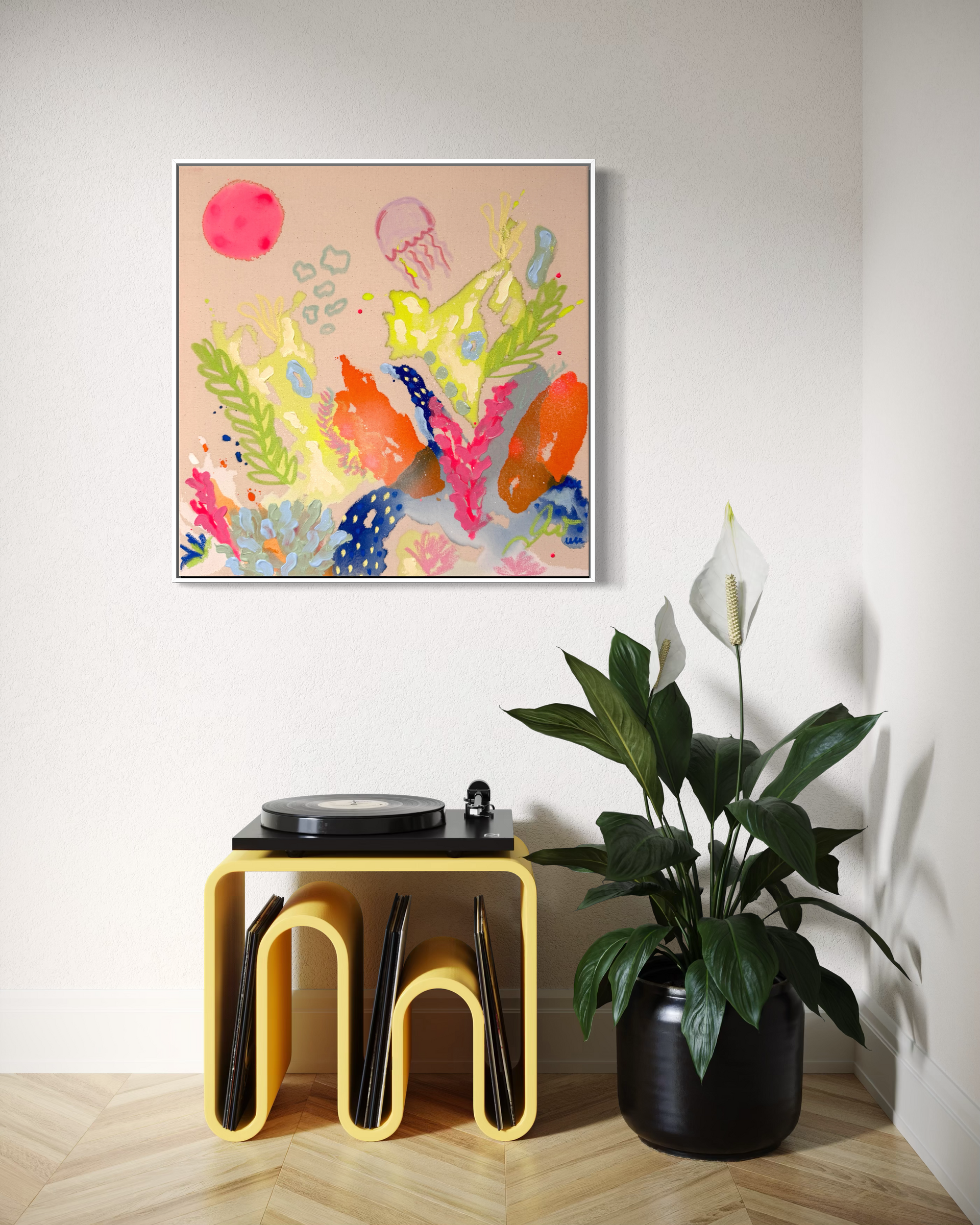 Acrylbild  Under water garden