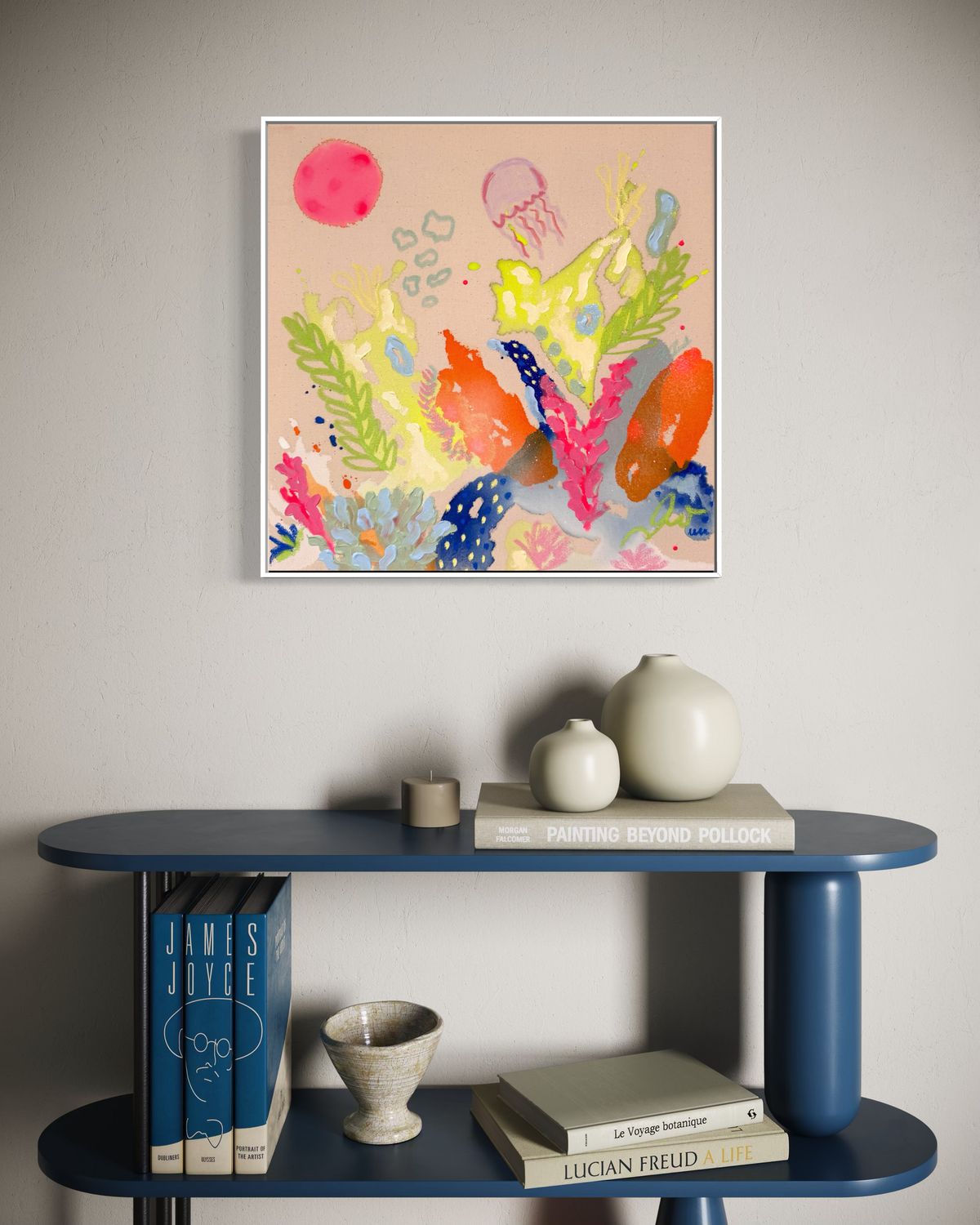 Acrylbild Under water garden Acrylbild Under water garden" 50x50 cm