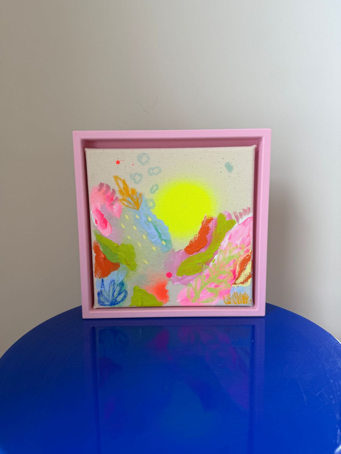 Acrylbild "Sonnengarten"  20x20 cm