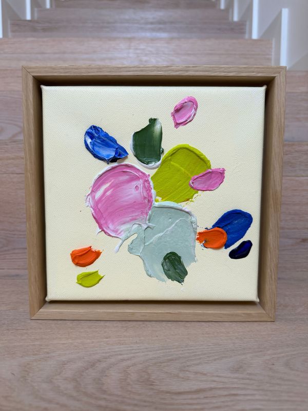 Acrylbild Acrylbild "Balance in Color" 20x20 cm