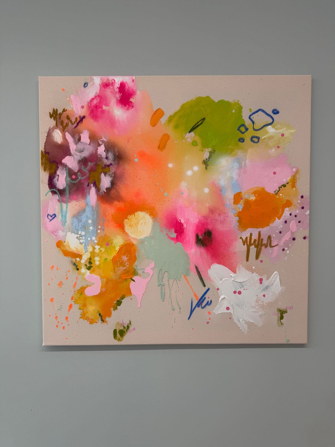 Unikat Unikat "new life" 80x80 cm