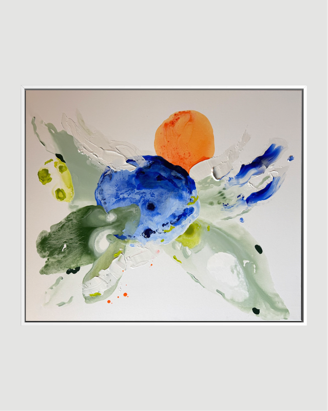Unitakt Unitakt "Planetengarten" 120x100 cm Galerie Keilrahmen