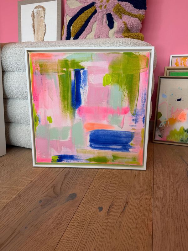 Acrylbild Acrylbild "happy Mini" 40x40 cm