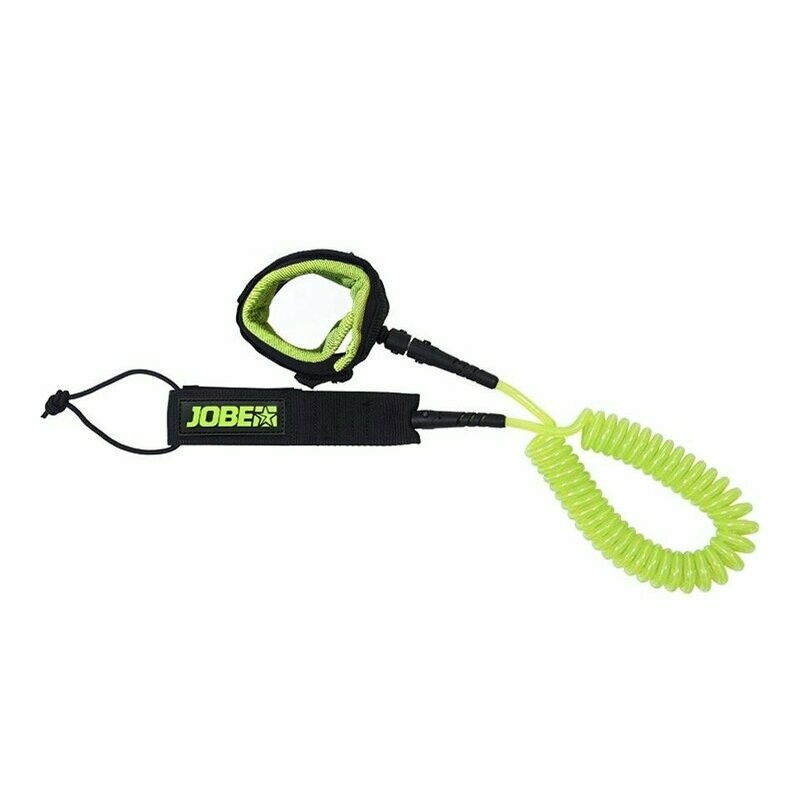 Jobe SUP Leash Coil 10FT Lime Groen