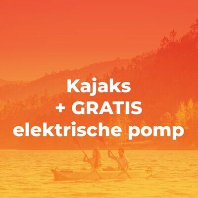 Kajaks + GRATIS elektrische pomp