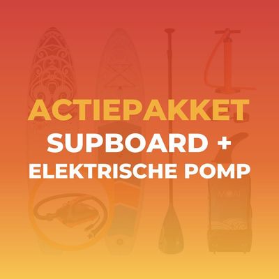 SUPboards + GRATIS pomp of tas