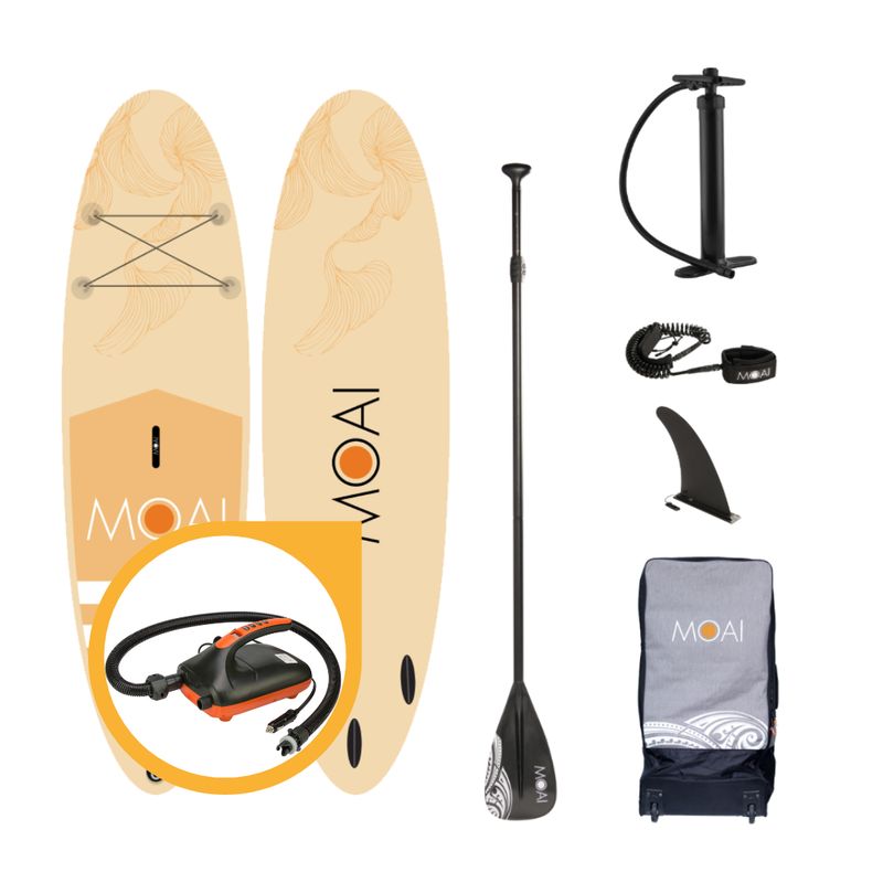 MOAI 10'8 Sand Package + EXTRA elektrische pomp