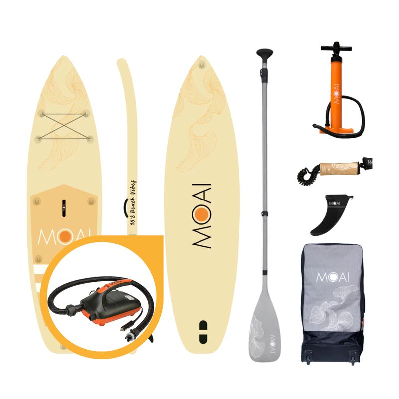 MOAI 10'8 Sand + GRATIS elektrische pomp MOAI 10'8 Sand + GRATIS elektrische pomp