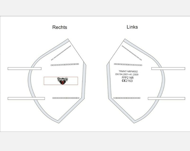 FFP2 MASKEN LOGO PERSERKA 25Stk Packung