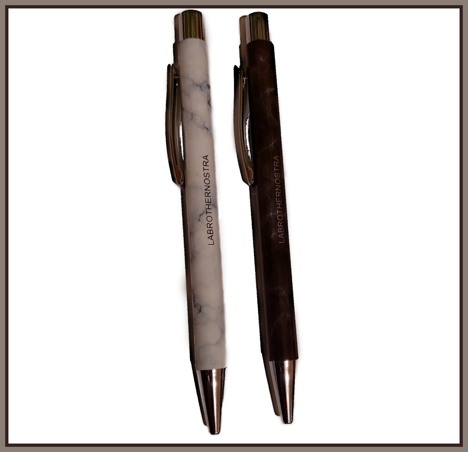 KUGELSCHREIBER CLASSIC LBN (MAMOR EDITION) 2 Stk Packung MAMOR WHITE &amp; MAMOR BROWN