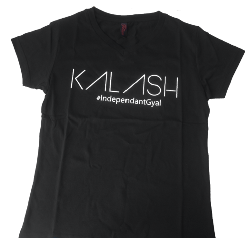 T-shirt Femme #IndependantGyal Noir