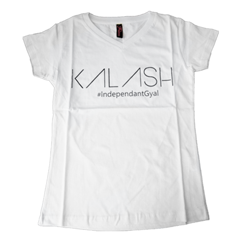 T-shirt Femme #IndependantGyal Blanc