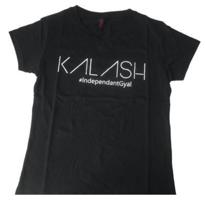T-shirt Femme #IndependantGyal Noir