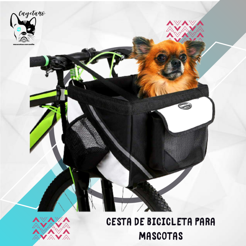 Cesta de bicicleta para mascotas