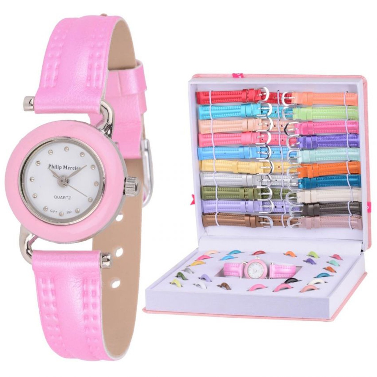 21 Colors Interchangeable Ladies Watch