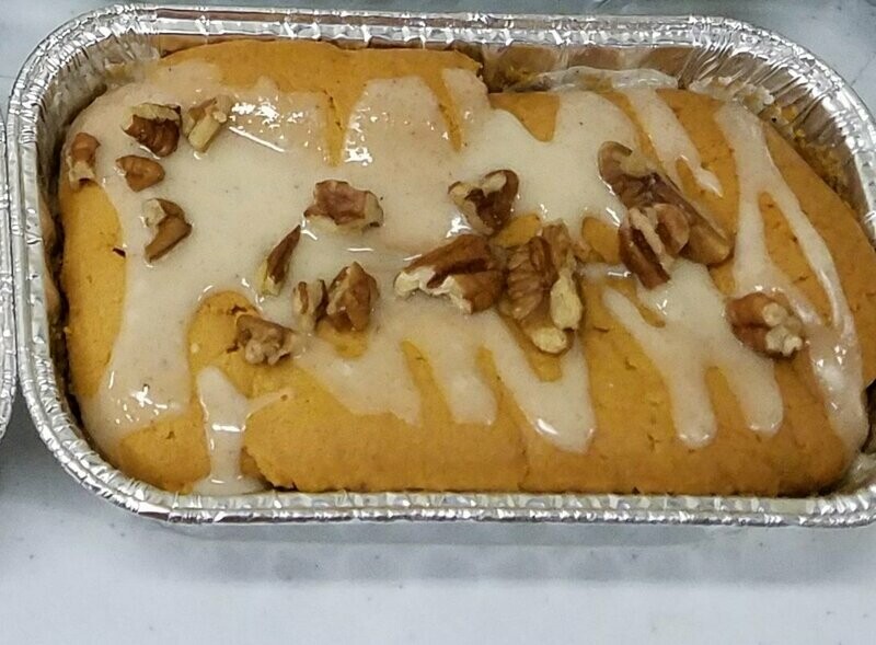 Pumpkin Snack with Brown Sugar Cinnamon Glaze