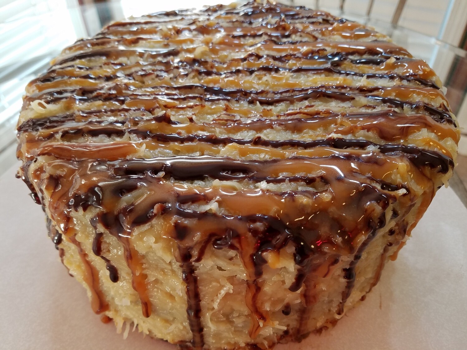 Coconut Pecan 2 Layer Cake (Our Twist on German Chocolate)