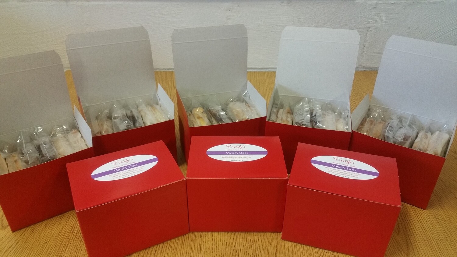 Boxed Variety of 12 Slices