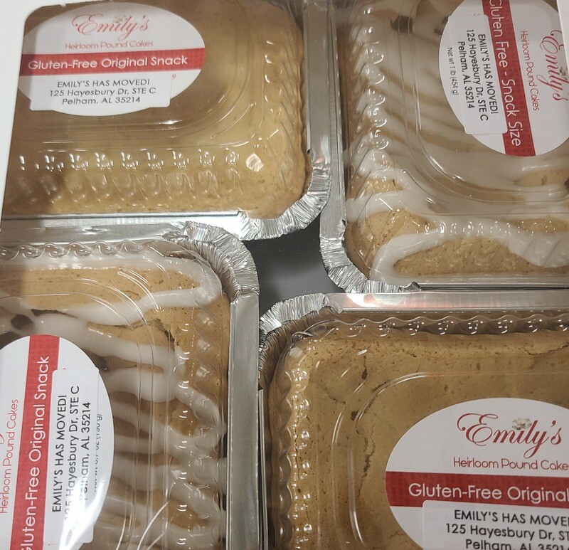 Snack Pack (4) Gluten Free Original Heirloom - 2 with Zesty Lemon Glaze
