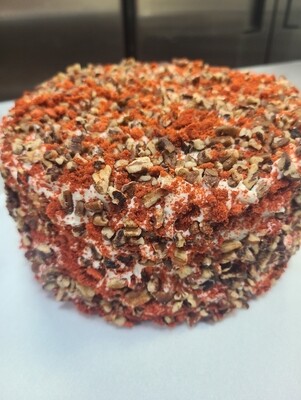 Red Velvet 2 Layer Cake With or Without Pecans (Local Pick Up Only)