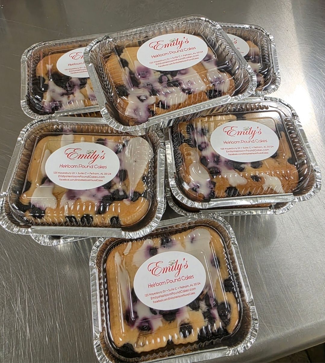 Lemon Blueberry Snack with Lemon Glaze - SUGAR REPLACEMENT