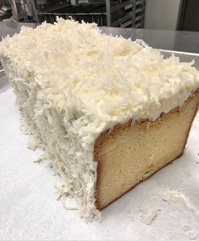 Coconut Buttermilk HALF LOAF Pound Cake