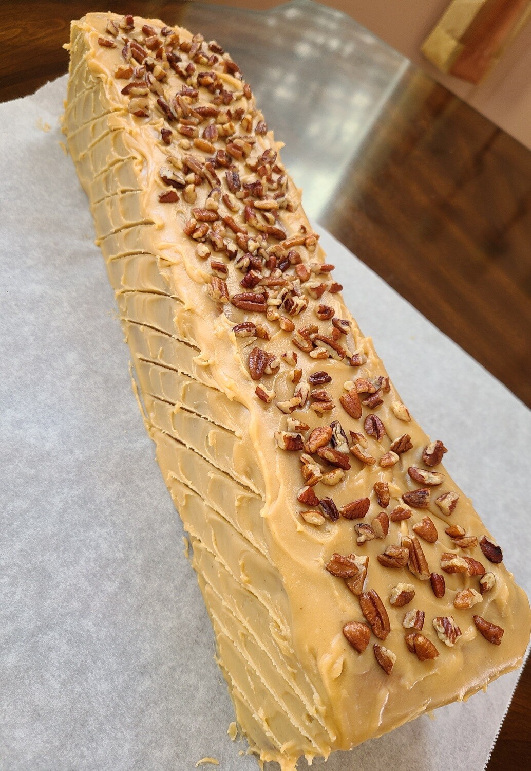 Butter Pecan Loaf with Blonde Frosting Butter Pecan Loaf with Blonde Frosting
