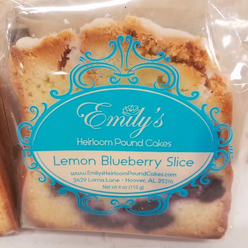 4 Lemon Blueberry Slices (NO BOX)