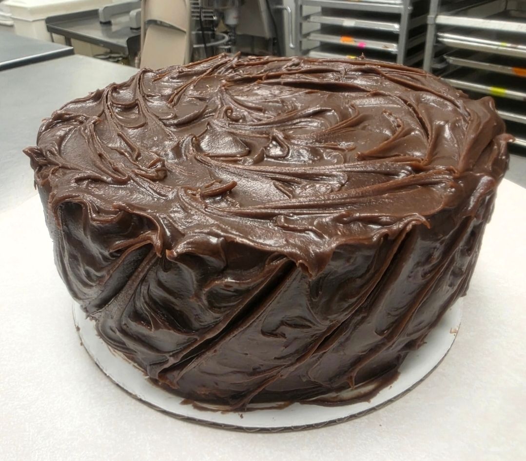 Chocolate Caramel on 2 Layer Original Heirloom Pound Cake Chocolate Caramel on 2 Layer Original Heirloom Pound Cake