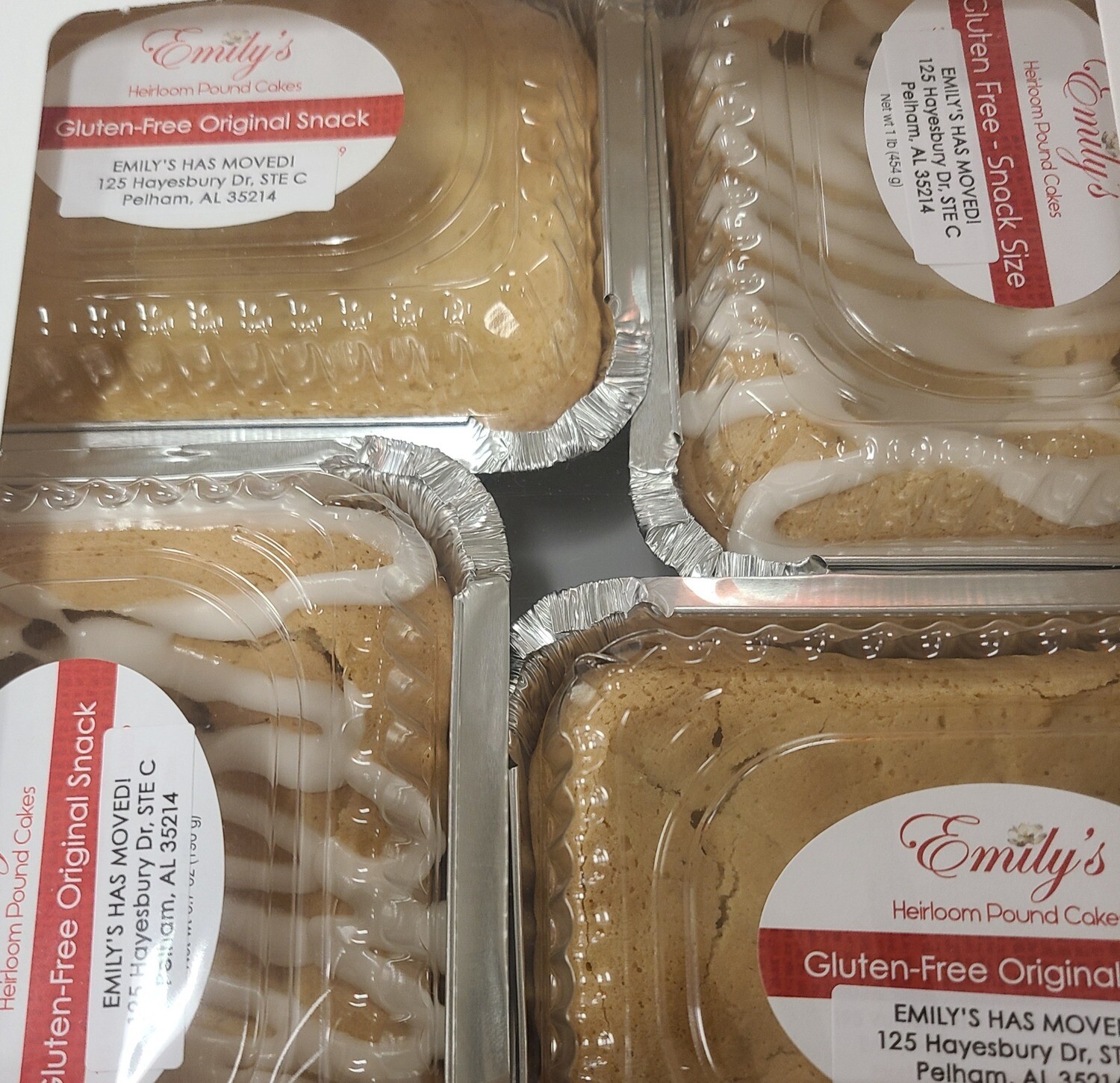 Snack Pack (4) Gluten Free Original Heirloom - 2 with Zesty Lemon Glaze Snack Pack (4) Gluten Free Original Heirloom - 2 with Zesty Lemon Glaze