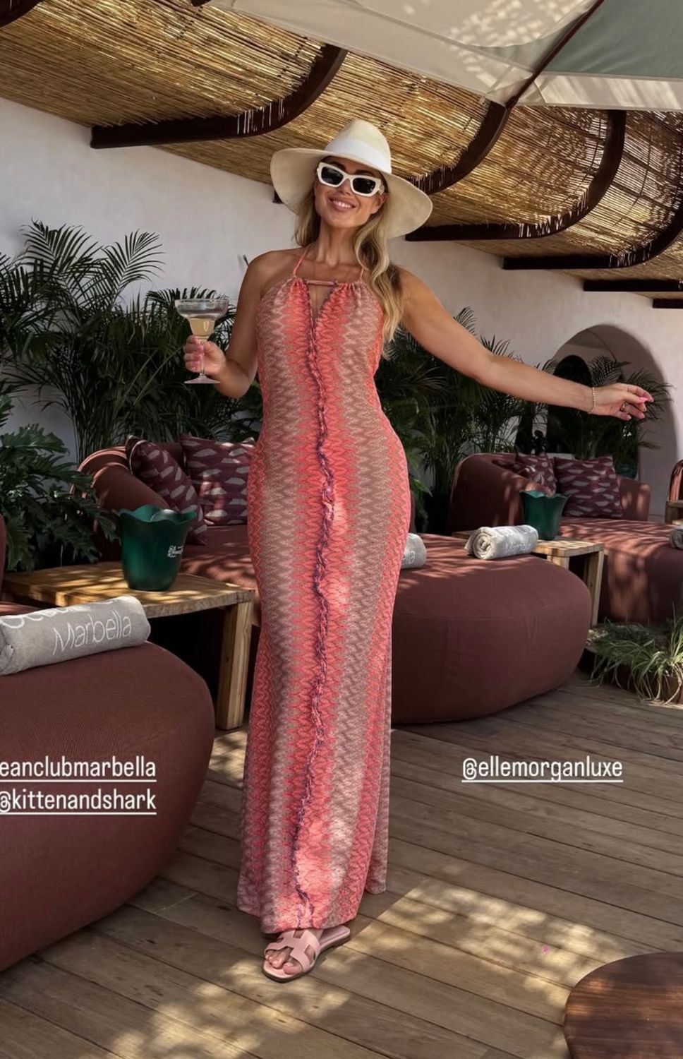 Sirena🧜‍♀️ Mermaid maxi dress in coral chevron - luxe limited edition
