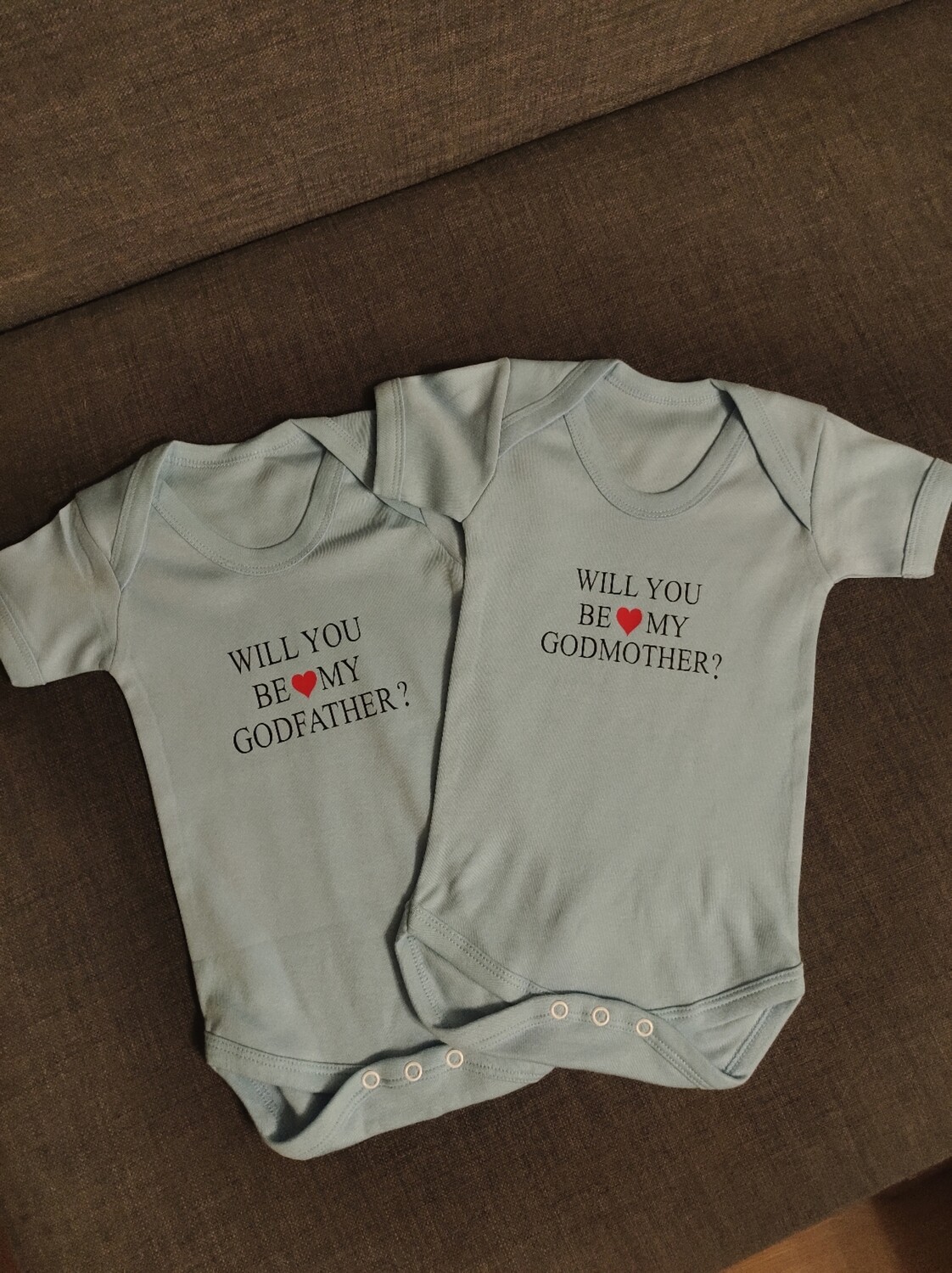 Personalised "Will You Be My Godparent?" Romper