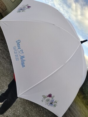 Personalised Wedding Umbrella