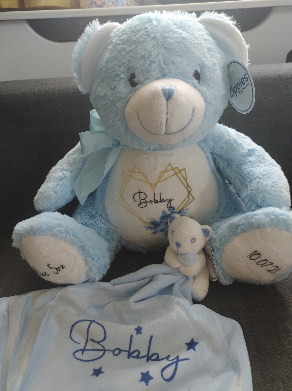 New Baby Teddy Gift Set