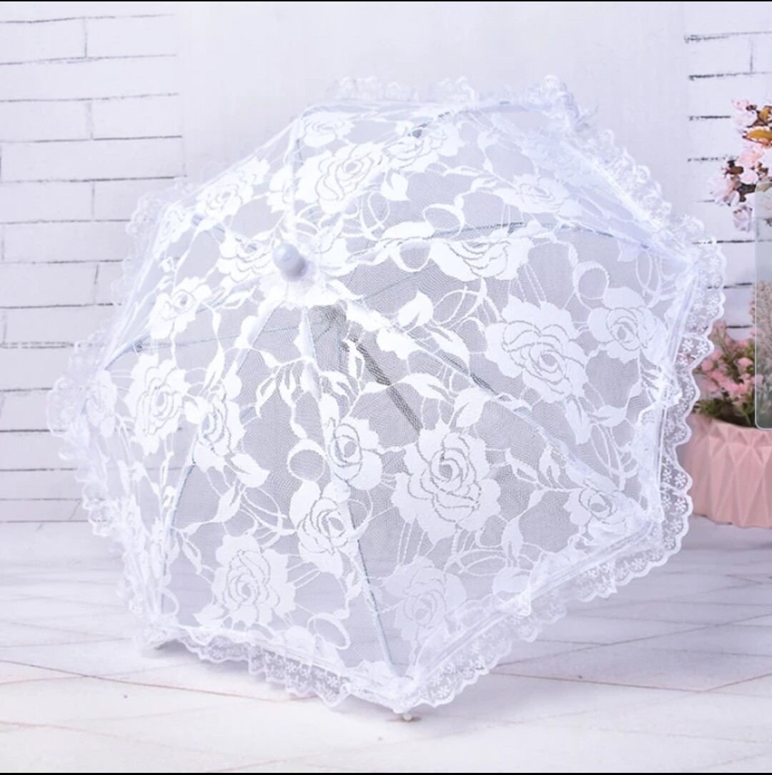 Lace Flower Girl Umbrella