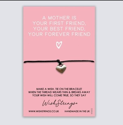 Mother First Friend Wish Bracelet