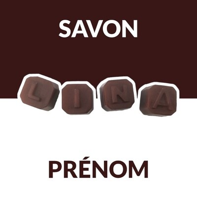 Savon forme Prénom