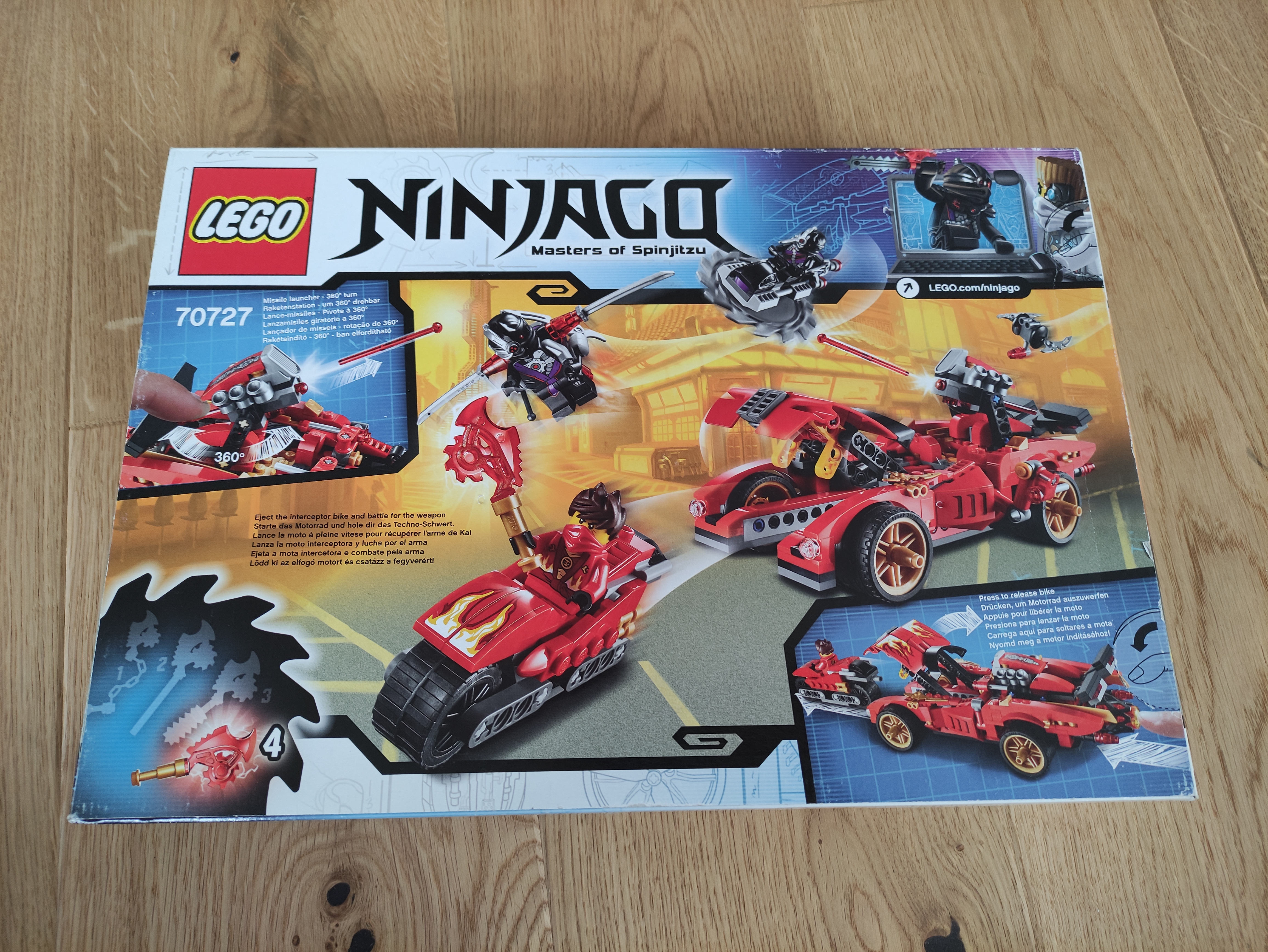 Lego Ninjago 70727 X-1 Ninja Supercar Neu + OVP!