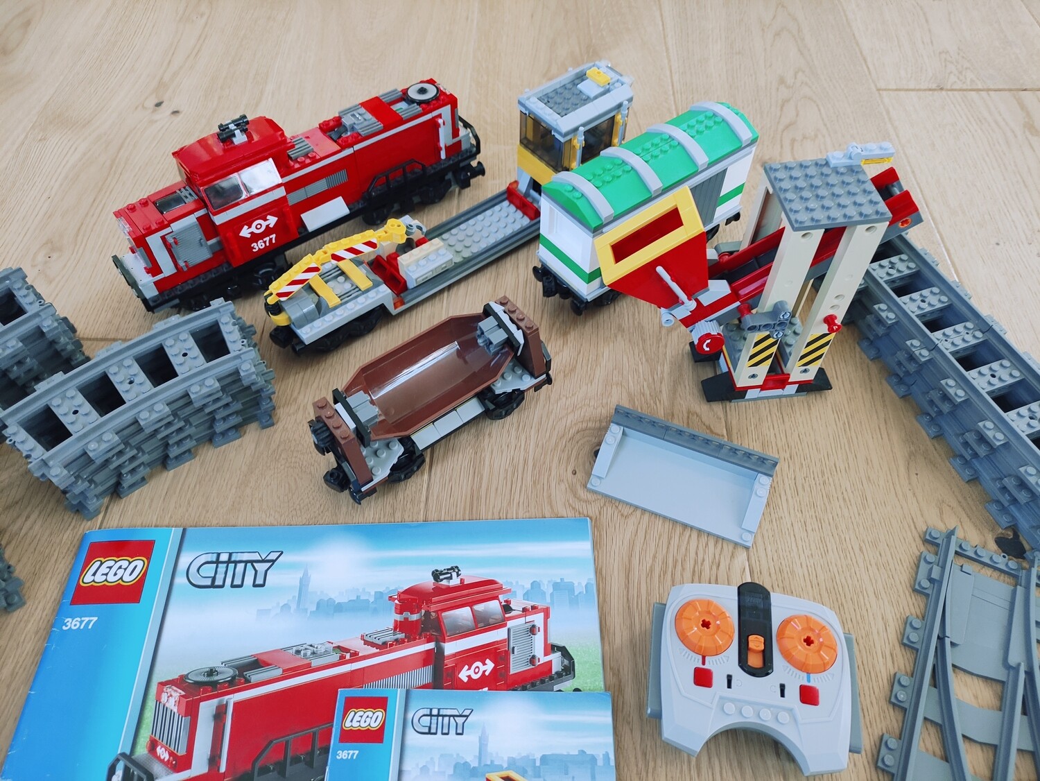 Lego City 3677 Red Cargo Train