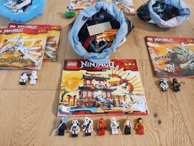 Lego Ninjago alle vier Elemtardrachen