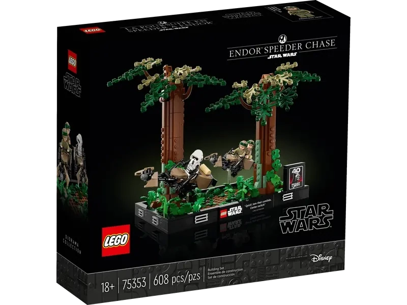 Lego Star Wars Set 75353 Endor Speeder Chase Diorama