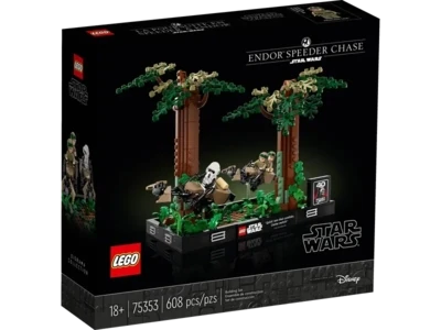 Lego Star Wars Set 75353 Endor Speeder Chase Diorama