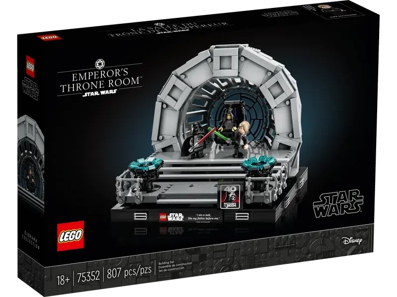 Lego Star Wars Set 75352 Emperor&#39;s Throne Room Diorama