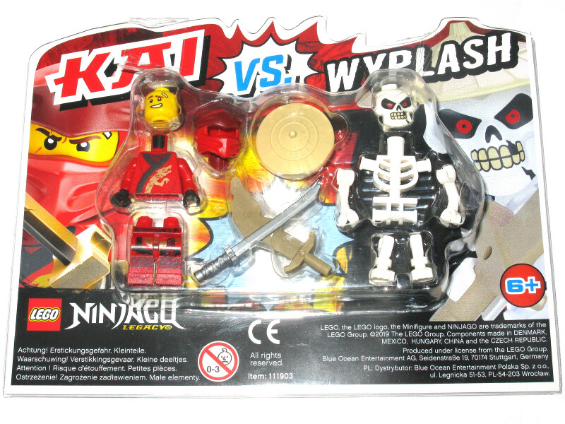 Lego Ninjago Minifigur Kai vs Wyplash Polybag