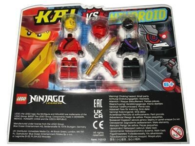 Lego Ninjago Minifigur Kai vs Nindroid Polybag