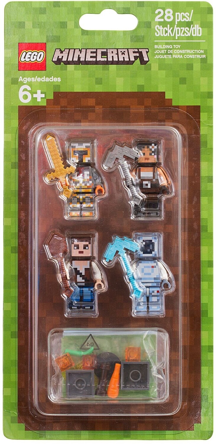 Lego Minecraft Minifiguren Skin Pack 2
