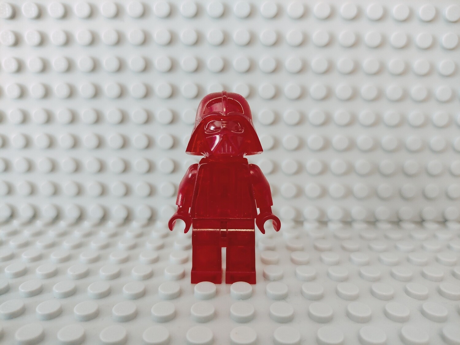 Lego Star Wars Minifigur Darth Vader Prototyp trans red