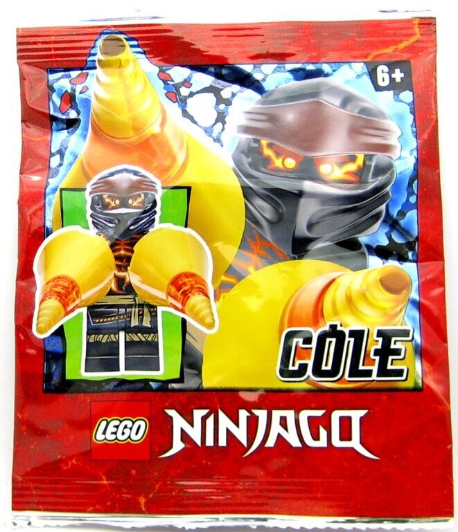 Lego Ninjago Minifigur Cole Polybag