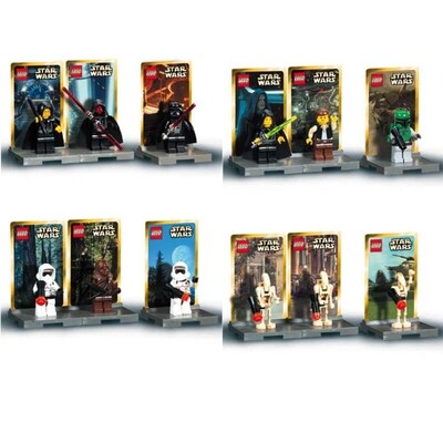 Lego Star Wars Set 3340, 3341, 3342, 3343 Minifigure Packs
