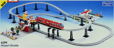 Lego Town Set 6399 Airport Shuttle Monorail